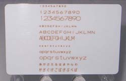 レーザー印字がオススメ